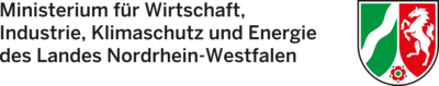 Logo des Ministeriums für Wirtschaft, Industrie, Klimaschutz und Energie NRW.